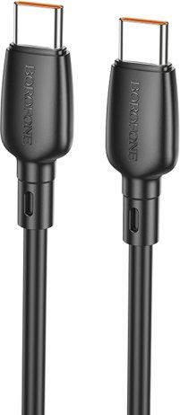 Кабель Borofone BX93 USB Type-С - USB - Type-C (100Вт, 1 м, черный)