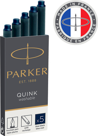 Чернила для перьевой ручки Parker 1950385 (темно-синий)