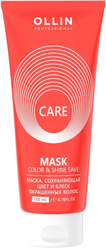 Маска Ollin Professional Care сохраняющая цвет и блеск окрашенных волос 200 мл