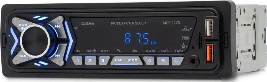 USB-магнитола Digma MCP-227B
