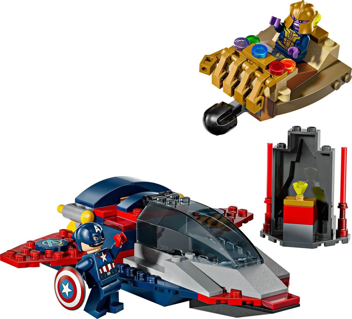 Конструктор LEGO Marvel Капитан Америка против Таноса 76319