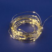 Гирлянда роса Uniel ULD-S0500-050/SCB/2AA WARM WHITE IP20 DEW UL-00005265