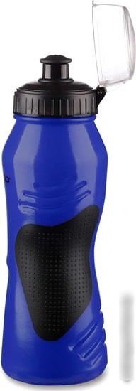 Бутылка для воды Indigo Comfort IN037 (синий/черный)