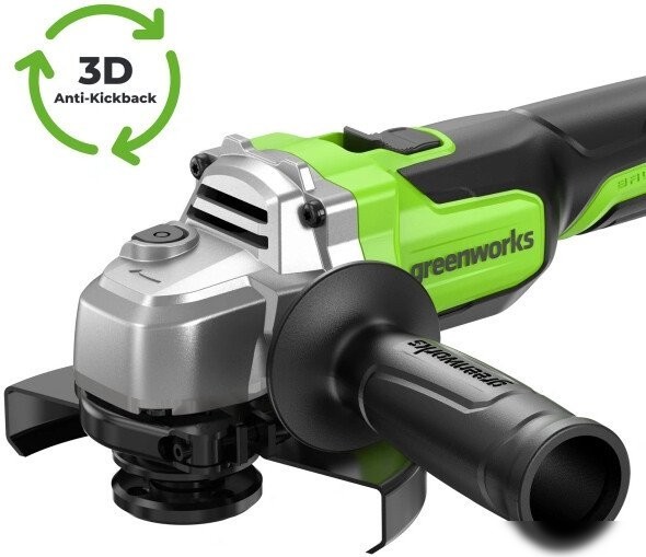 Угловая шлифмашина Greenworks AG5900 3201007 (без АКБ, сумка)