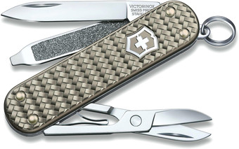 Нож-брелок Victorinox Classic Precious Alox 0.6221.4031G (серый)