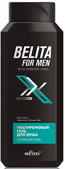 Belita Гель для душа For Men Основной уход Гиалуроновый 400 мл