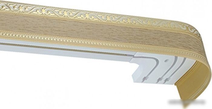 Карниз для штор Legrand Монарх 58068138 (2 м, дуб светлый)