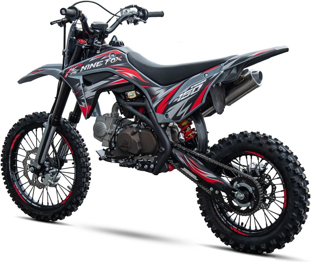 Мотоцикл Nine Fox Vigor 150 (красный/серый)