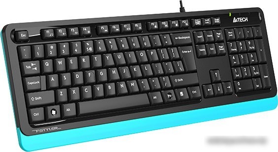 Клавиатура A4Tech Fstyler FKS10 (черный/синий)