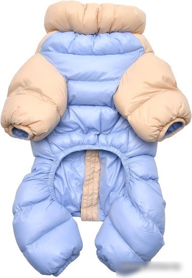 Комбинезон для животных Puppia Ultra Light Pastel PAUD-JP1675-BE-M (бежевый/голубой)