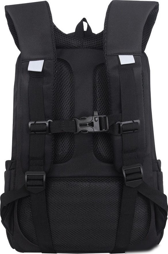 Школьный рюкзак Grizzly RG-666-3 (черный/золотой)