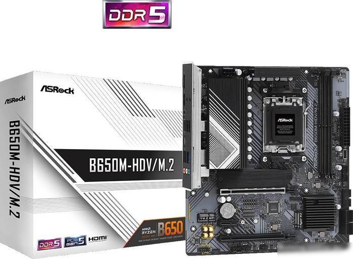 Материнская плата ASRock B650M-HDV/M.2