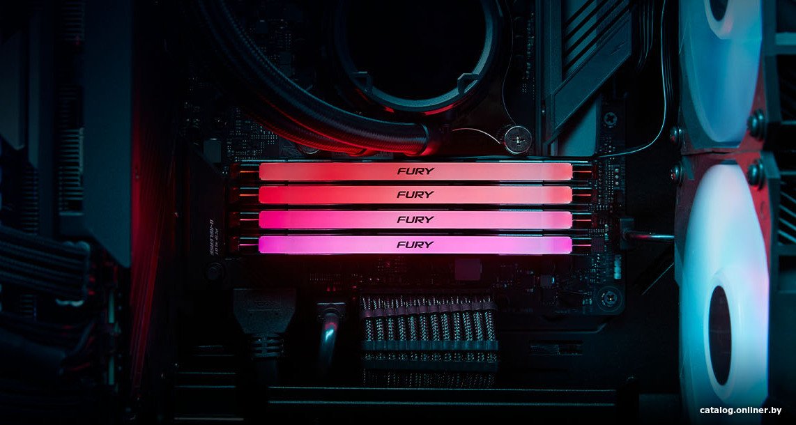 Оперативная память Kingston FURY Renegade RGB 16ГБ DDR5 8000МГц KF580C38RSA-16