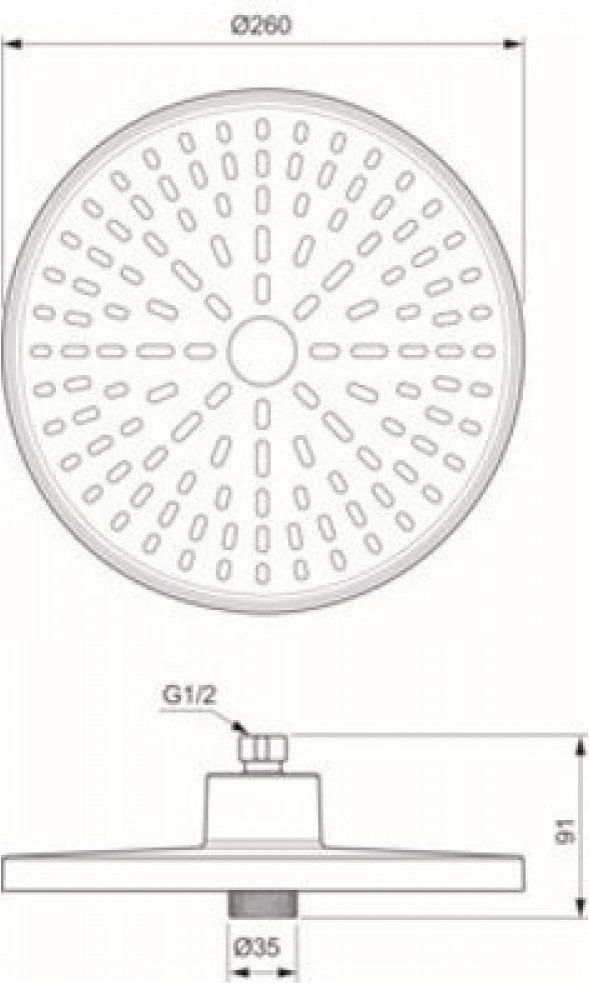 Душевая лейка Ideal Standard BD581AA (хром)