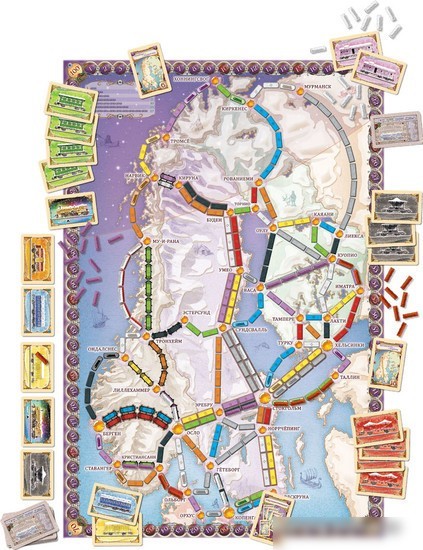 Настольная игра Мир Хобби Ticket To Ride: Северные страны