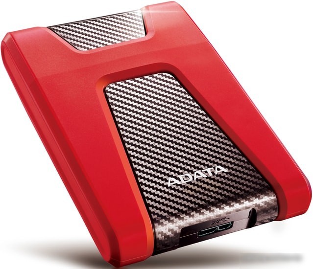 Внешний жесткий диск A-Data DashDrive Durable HD650 AHD650-1TU31-CRD 1TB (красный)