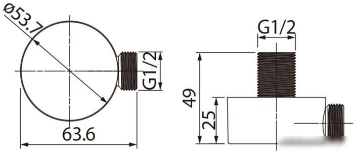 Шланговое подключение IDDIS Ray 004BL00i62