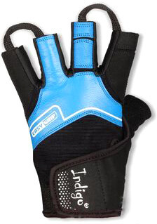 Перчатки для фитнеса Indigo SB-16-8128 (XXL, черный/синий)