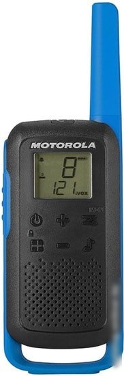 Портативная радиостанция Motorola T62 Walkie-talkie (черный/синий)