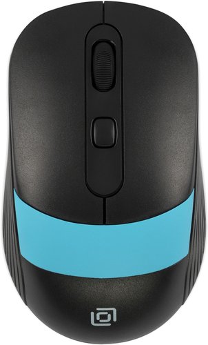 Мышь Oklick 310MW (черный/голубой)