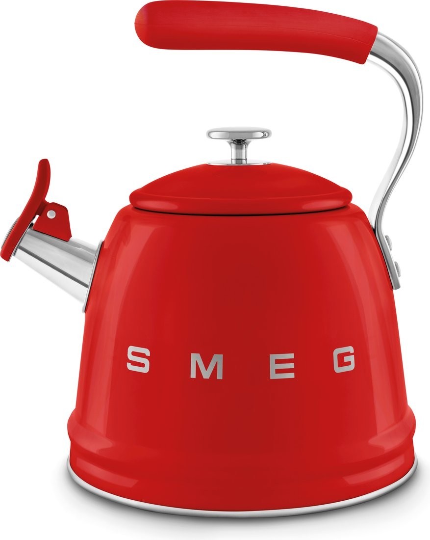 Чайник со свистком Smeg WKF01RD