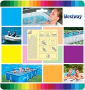 Аксессуары для бассейнов Bestway Набор для ремонта надувных изделий 62091, 10 шт