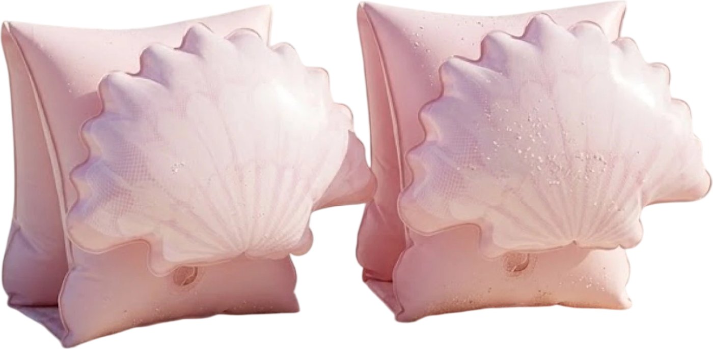 Нарукавники для обучения плаванию Amarobaby Shimmering Shells AB26-16SS/06 (розовый)