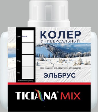 Колеровочная краска Ticiana Mix Универсальная 0.08 л (эльбрус)