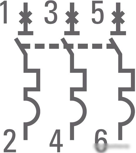 Выключатель автоматический EKF ВА 47-63 3P 32А (C) 4.5kA PROxima mcb4763-3-32C-pro
