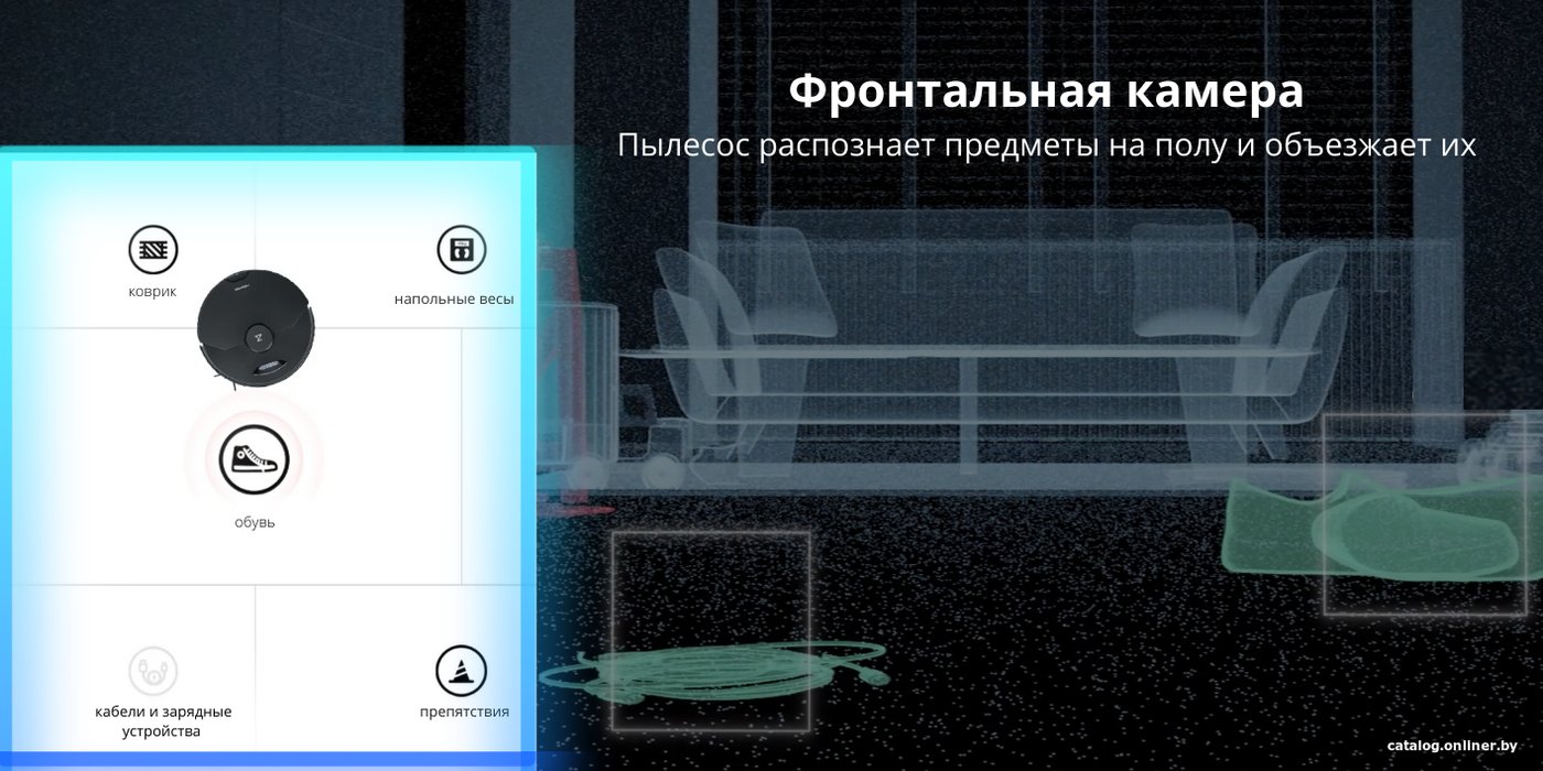 Робот-пылесос Roborock Q7 Max+ (с русской озвучкой, черный)