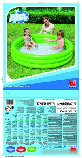 Каркасный бассейн Bestway 152x30 (зеленый) [51026B]