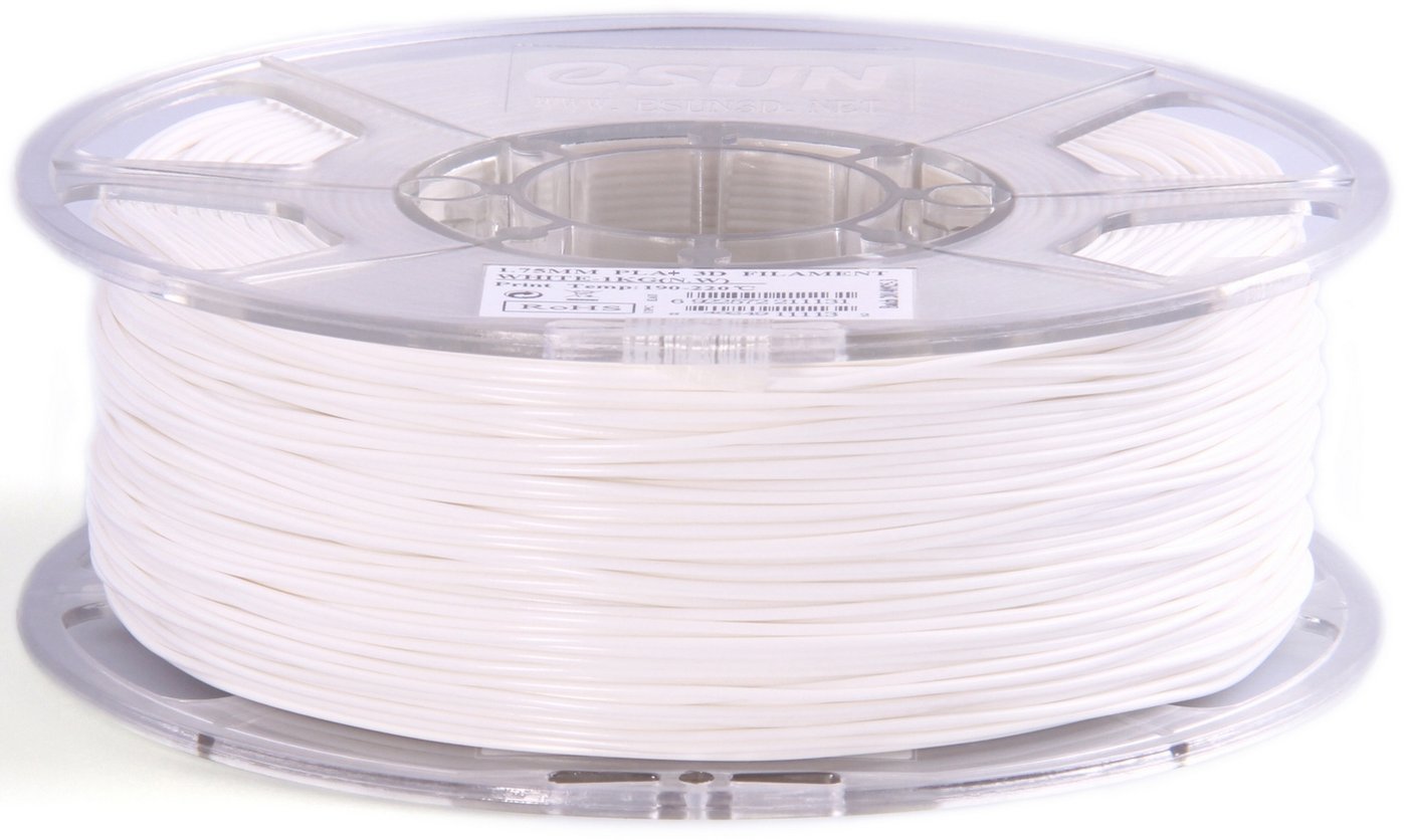 Пластик eSUN PLA+ 1.75 мм 1000 г (белый)