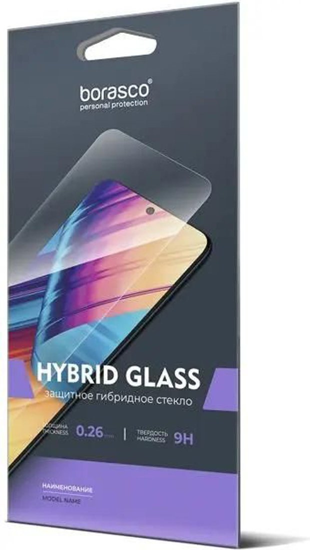 Защитное стекло BoraSCO Для Honor X8 антиблик гибридная 71136