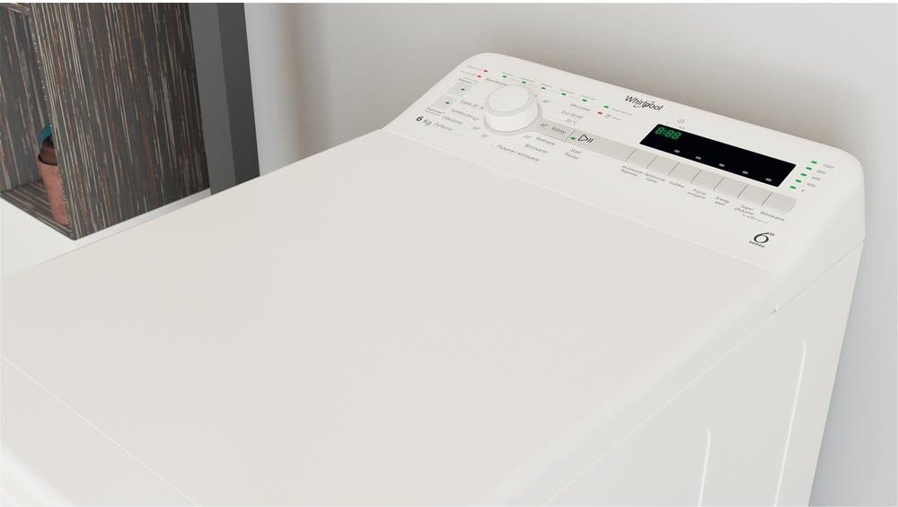 Стиральная машина с вертикальной загрузкой Whirlpool TDLR 6040S PL/N