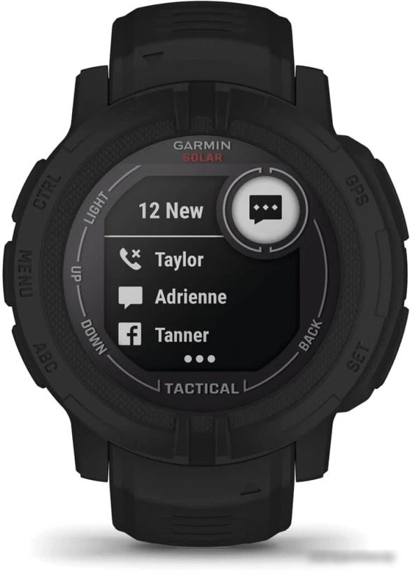 Умные часы Garmin Instinct 2 Solar Tactical Edition (черный)