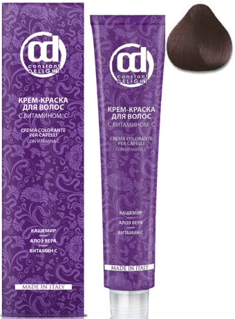 Крем-краска для волос Constant Delight Crema Colorante с витамином С 5/00 светло-кор-ый нат-ый экстра