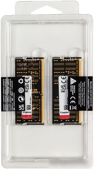Оперативная память Kingston FURY Impact 2x32GB DDR4 SODIMM PC4-25600 KF432S20IBK2/64