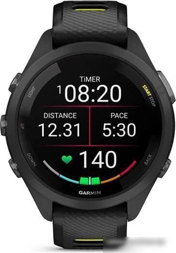 Умные часы Garmin Forerunner 265S (черный/желтый)