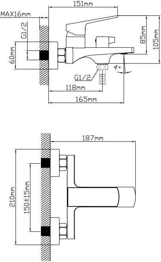 Смеситель AV Engineering AVNEO3-A170-130