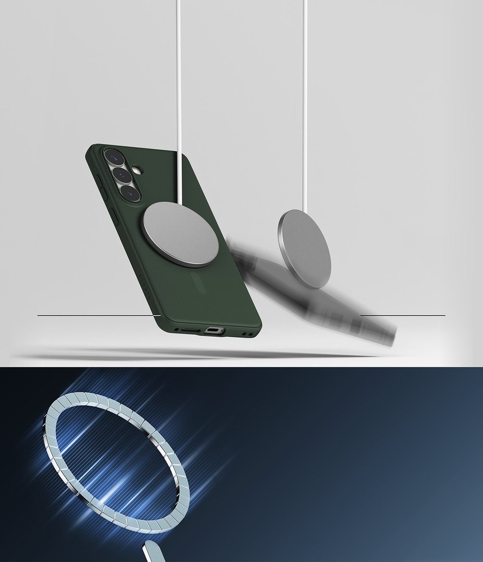 Чехол для телефона Ringke Onyx Magnetic для Galaxy S26 Plus (Dark Green)
