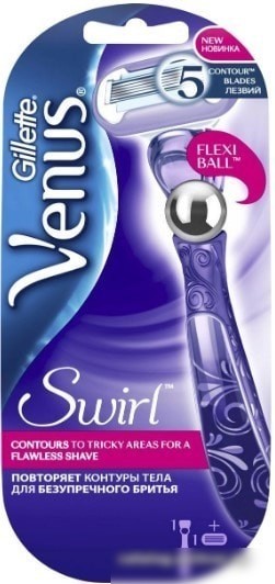 Бритвенный станок Gillette Venus Swirl 1 сменная кассета