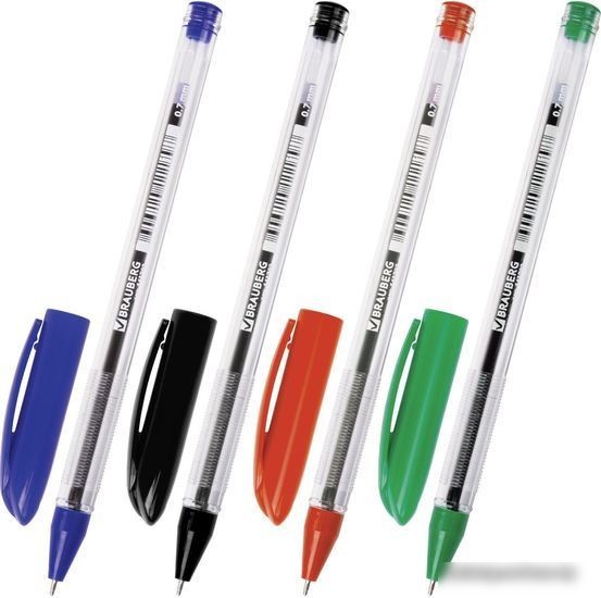 Набор шариковых ручек BRAUBERG Rite-oil 142150 (4 шт.)