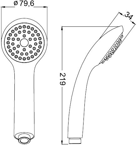 Душевая лейка IDDIS A11011