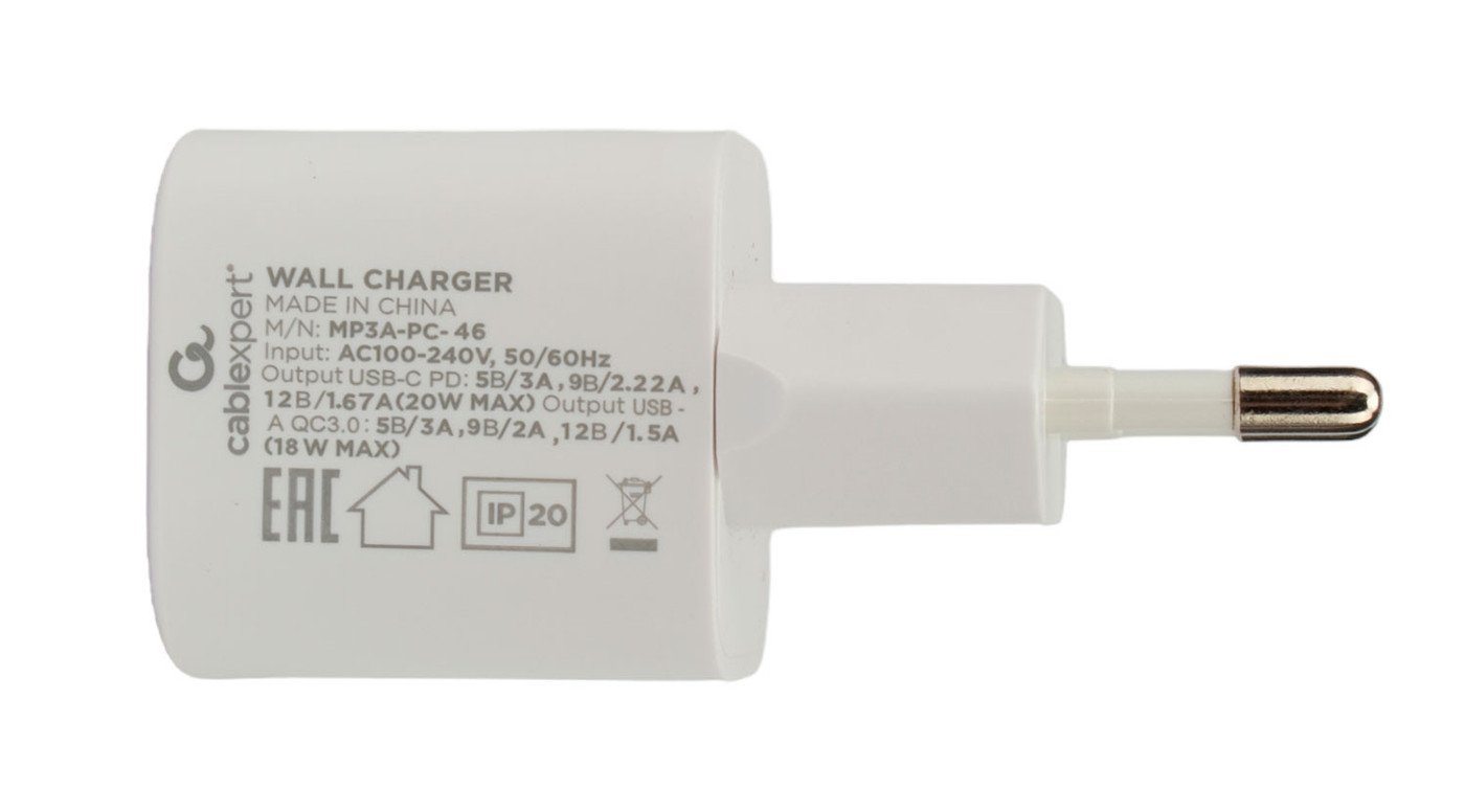 Сетевое зарядное Cablexpert MP3A-PC-46