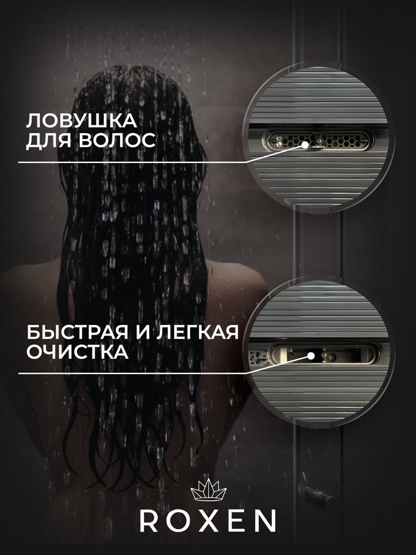 Трап/канал Roxen Slim 91060-60