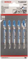 Набор пильных полотен Bosch T118EOF 2608634237