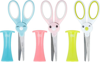 Ножницы канцелярские Deli Magic Rabbit E6065