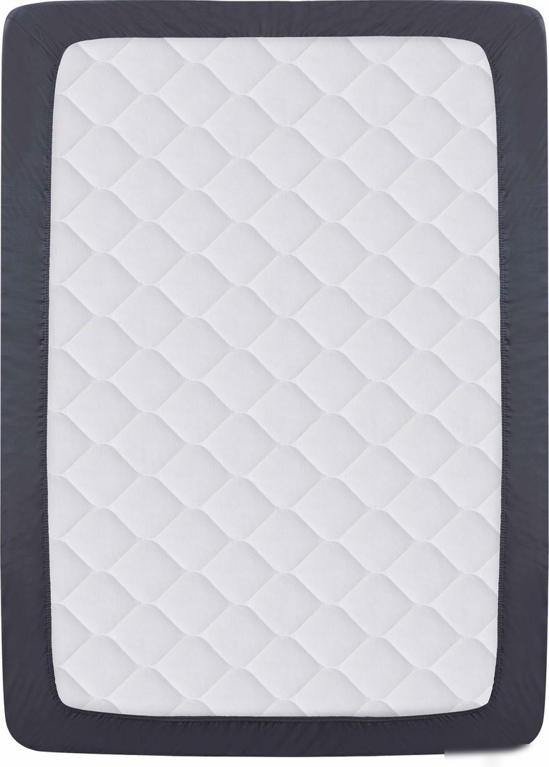 Постельное белье DO&CO Soft на резинке 90x200x30 12121 (синий)
