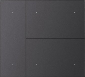 Панель выключателя Arlight Intelligent KNX-23-3G-SUF Dark Grey 051095