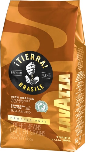 Кофе Lavazza Tierra Brazil Balanced в зернах 1000 г